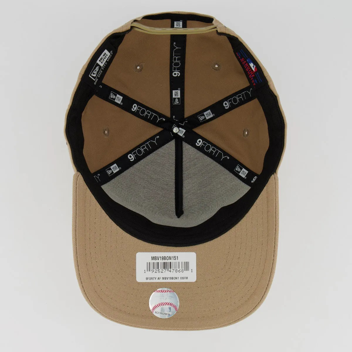 Boné New Era MLB New York Yankees 940 Bege e Preto