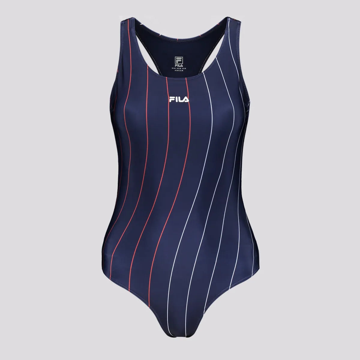 Maiô Fila Australia Print Feminino Marinho