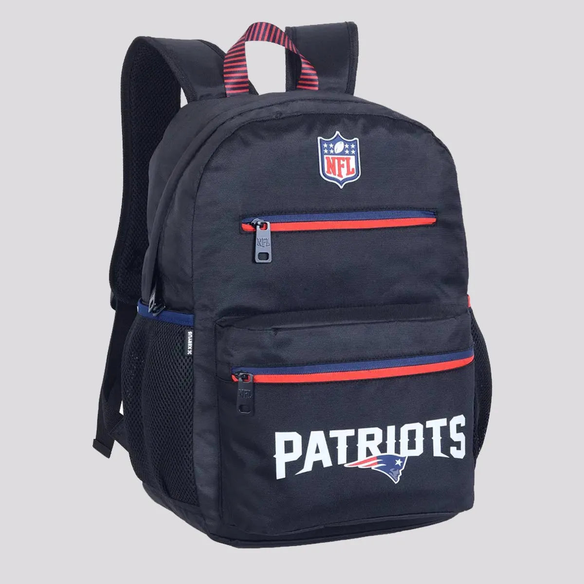 Mochila NFL New England Patriots Esportiva Preta