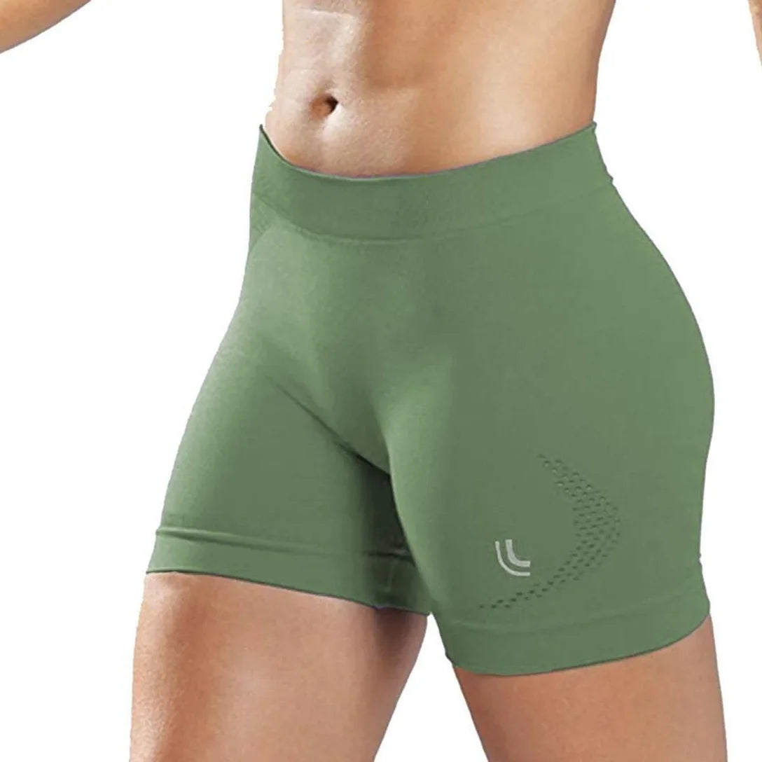 Short Fitness Attack Lupo Feminino Corrida Compressao 71143 - Verde