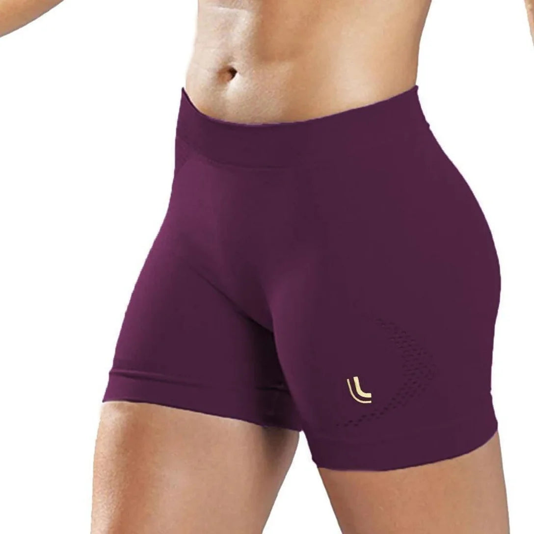 Short Fitness Attack Lupo Feminino Corrida Compressao 71143 - Roxo