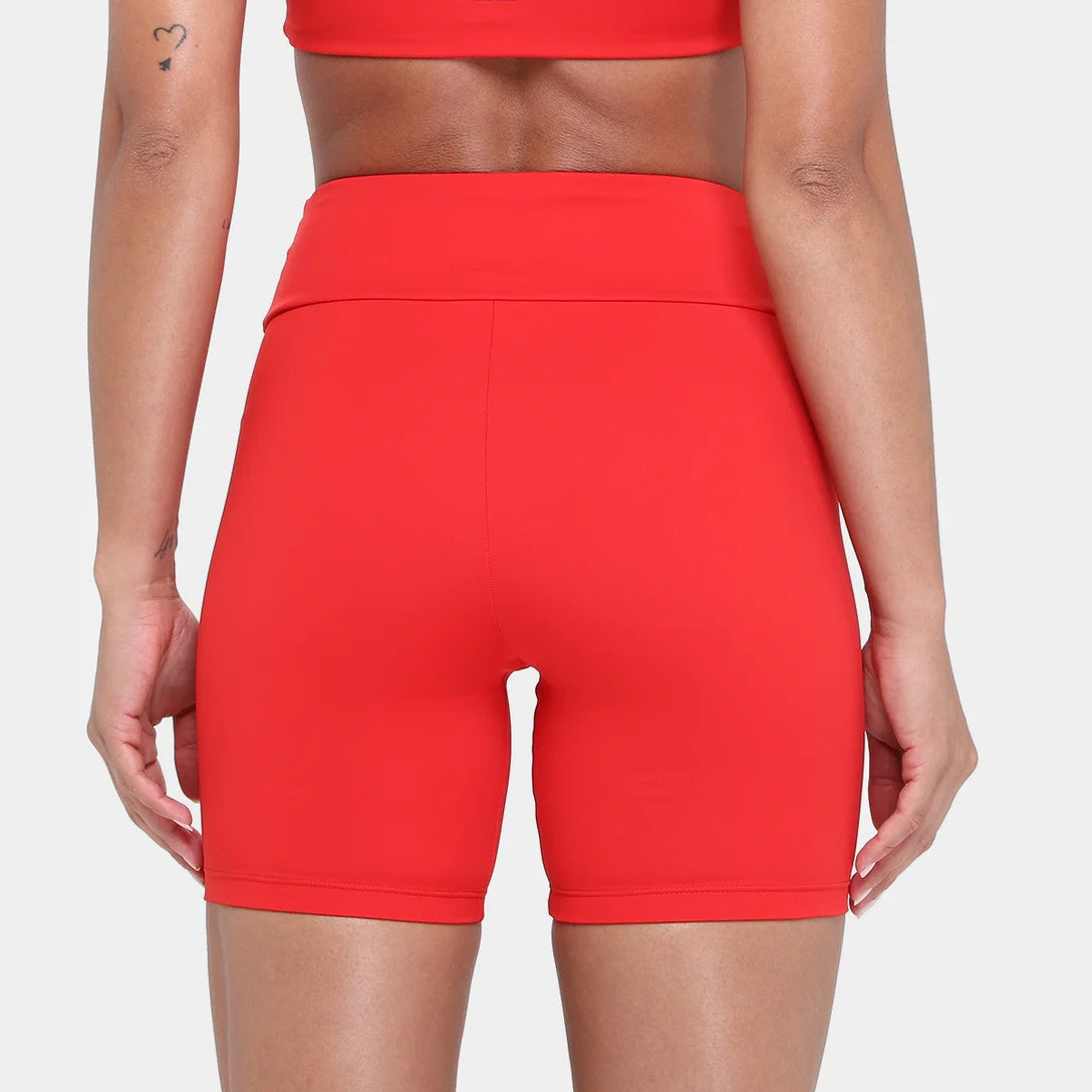 Short Adidas Treino Básico Feminino - Bordô