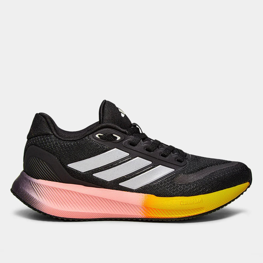 Tênis Adidas Runfalcon 5 Feminino - Preto+Chumbo