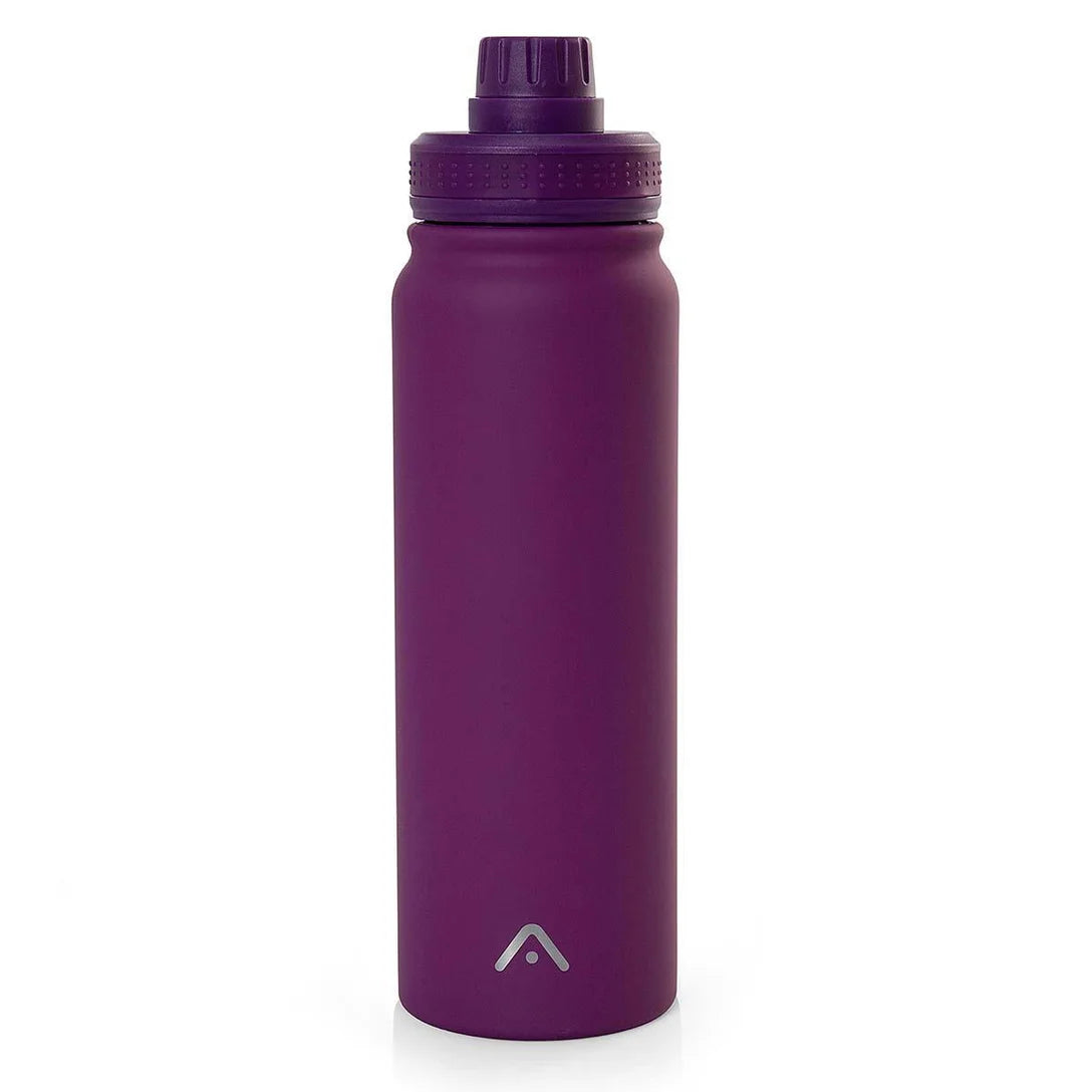 Garrafa Térmica 800ml Inox Academia Ysla Roxa Alma Genius - Lilás