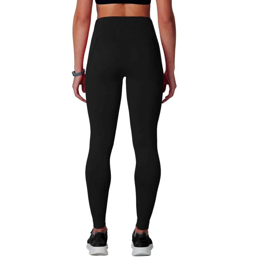 Calça Legging Max Lupo Sem Costura Fitness Sustentação :Feminino - Preto