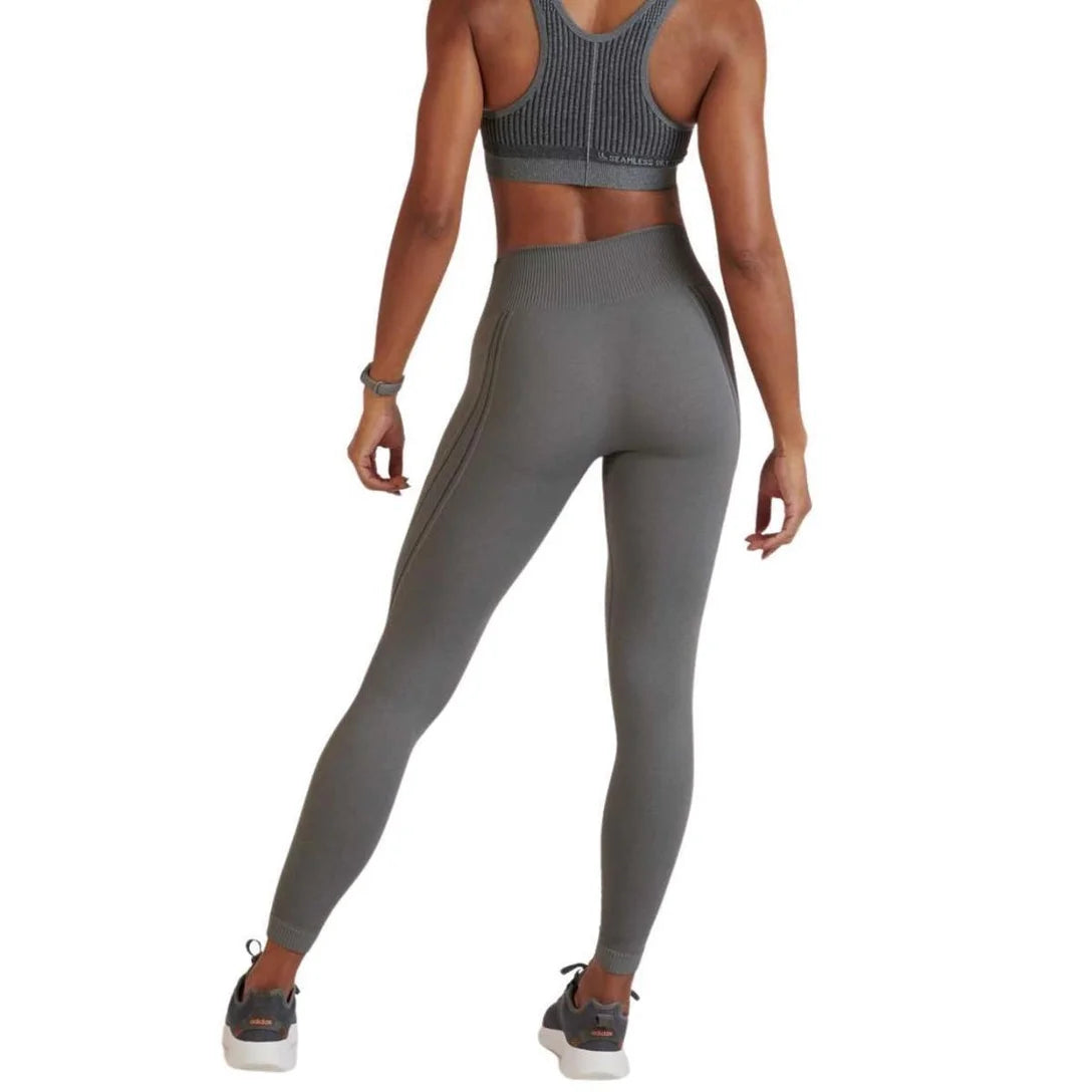 Calça Legging Max Lupo Sem Costura Fitness Sustentação :Feminino - Cinza