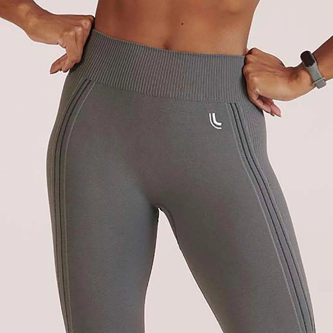Calça Legging Max Lupo Sem Costura Fitness Sustentação :Feminino - Cinza