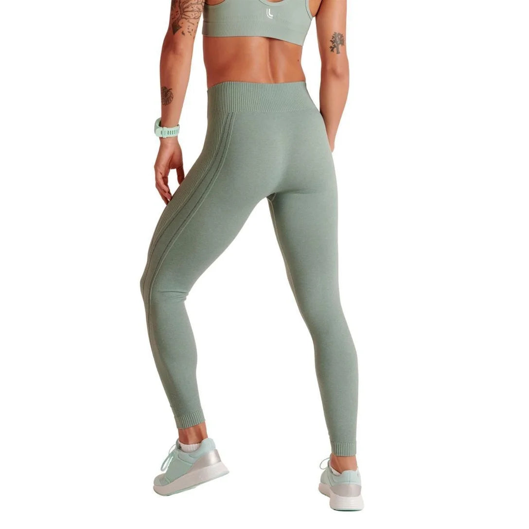 Calça Legging Max Lupo Sem Costura Fitness Sustentação :Feminino - Verde