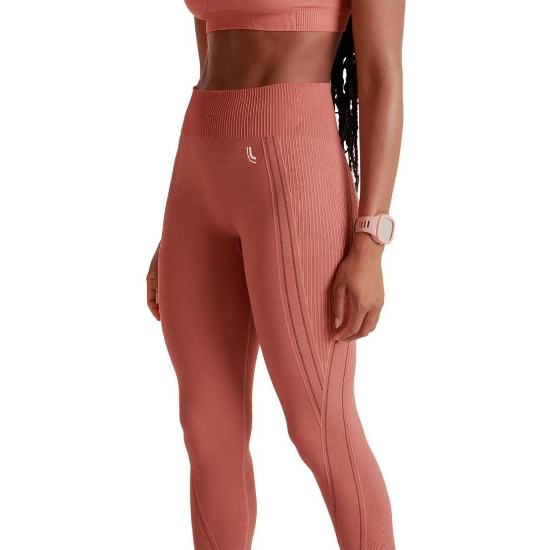 Calça Legging Max Lupo Sem Costura Fitness Sustentação :Feminino -Coral