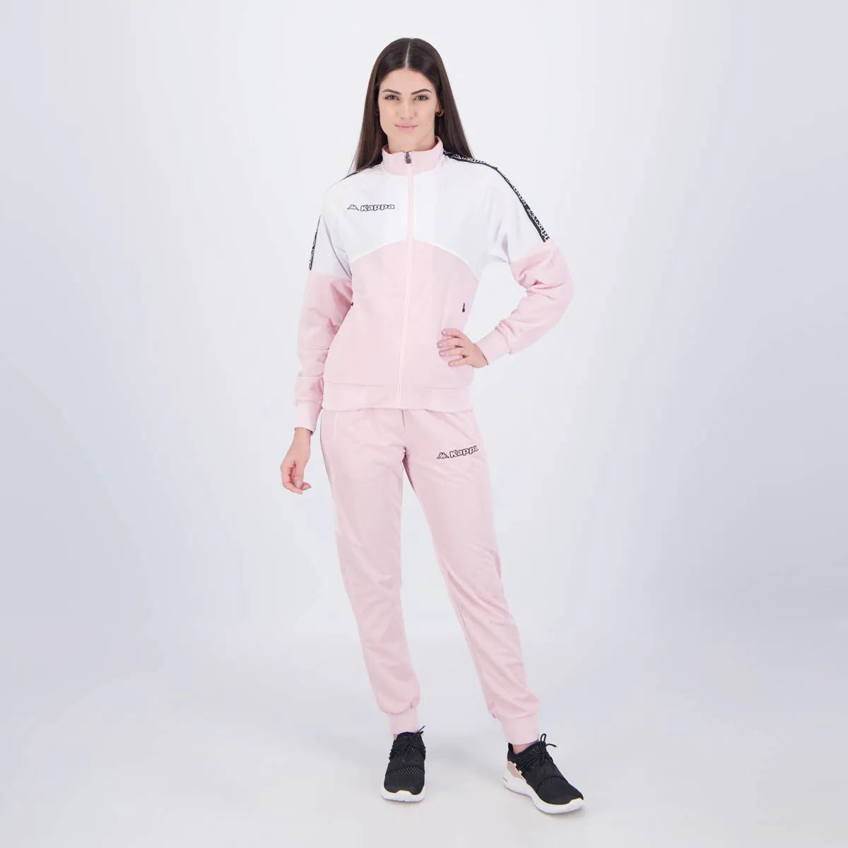 Agasalho Kappa Sport Cutts Feminino Rosa