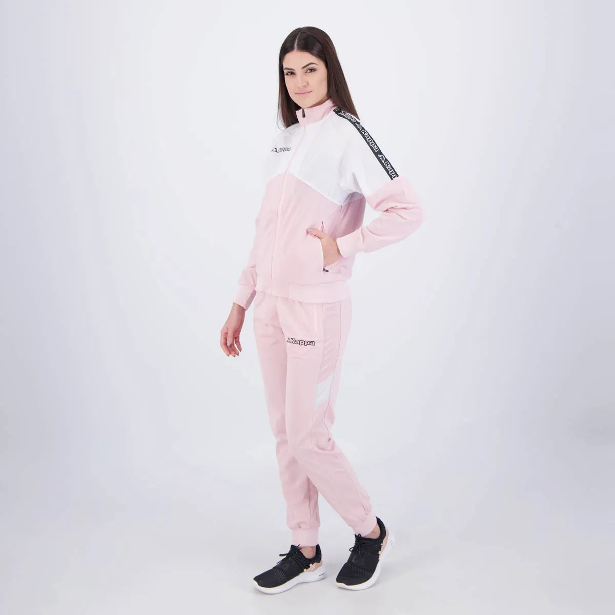 Agasalho Kappa Sport Cutts Feminino Rosa