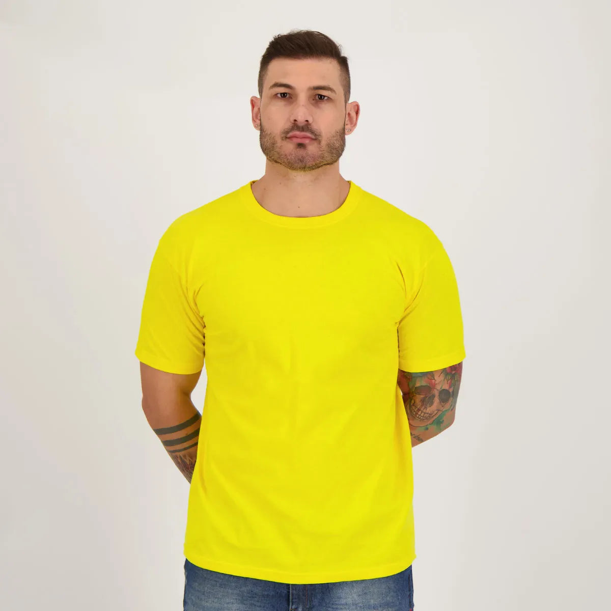 Camiseta Dras Basica Amarela