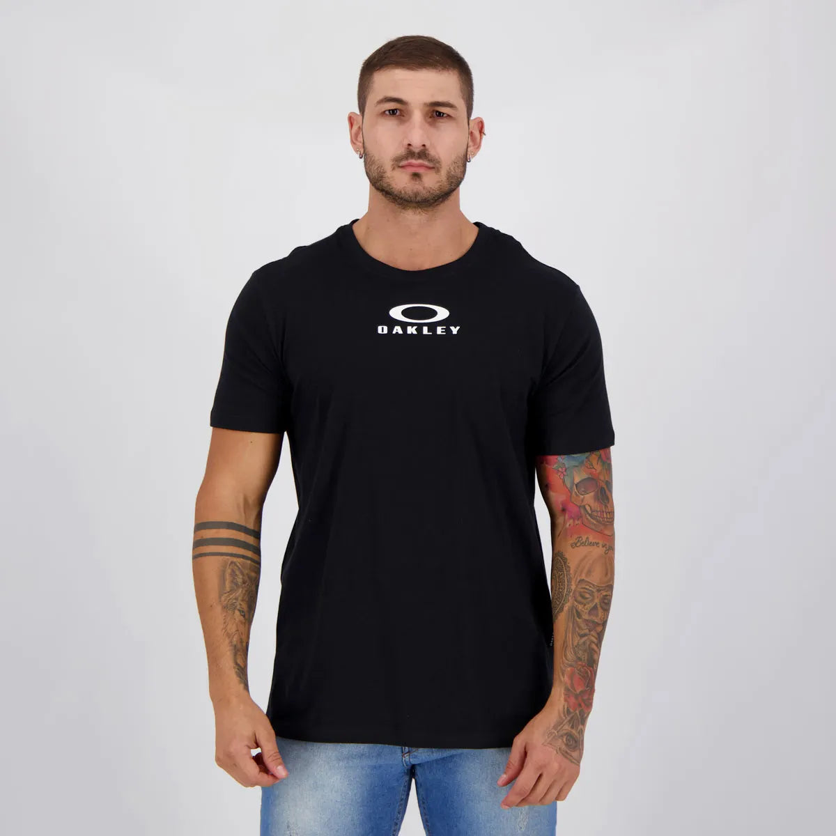 Camiseta Oakley Bark New I Preta