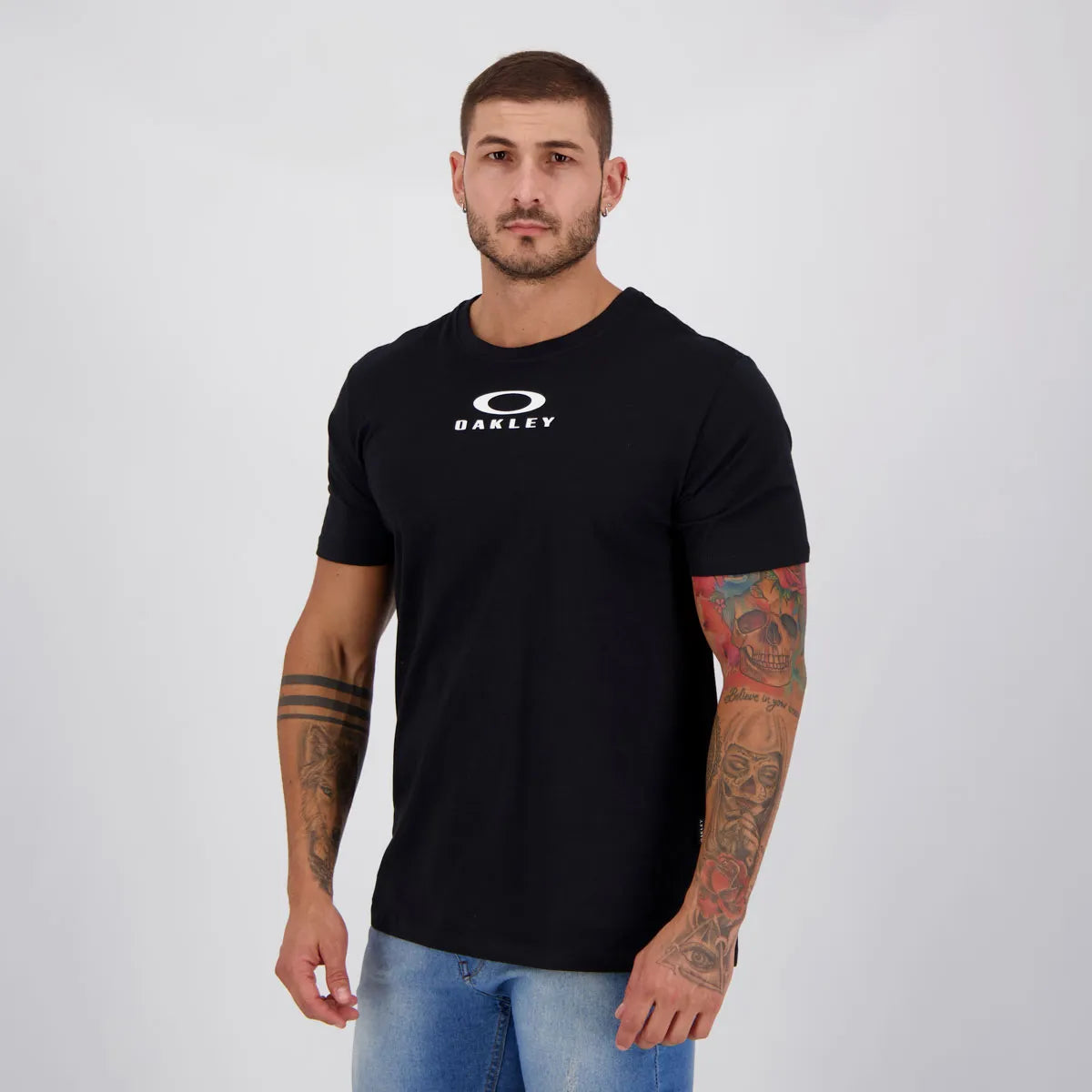 Camiseta Oakley Bark New I Preta