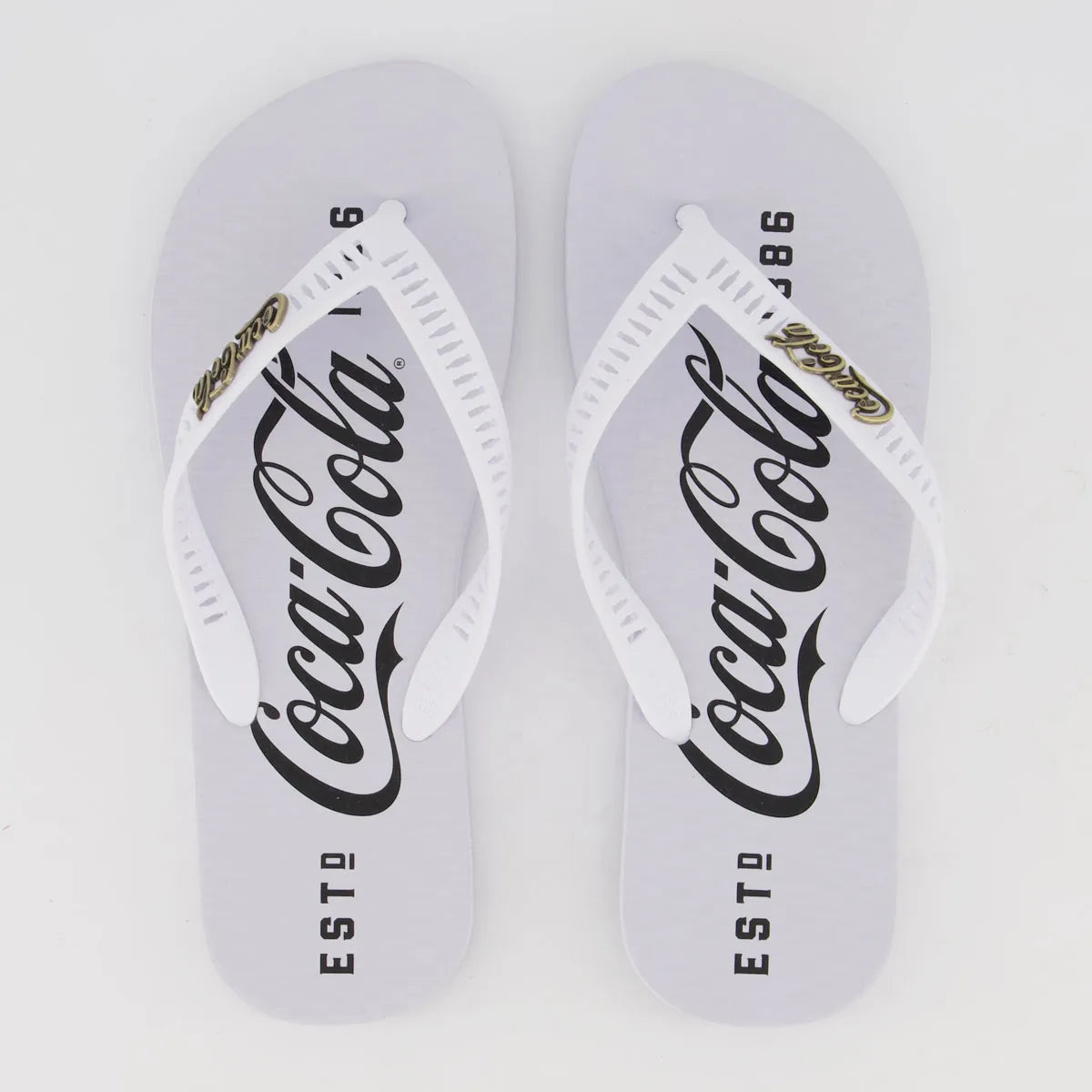 Chinelo Coca Cola 1886 Branco