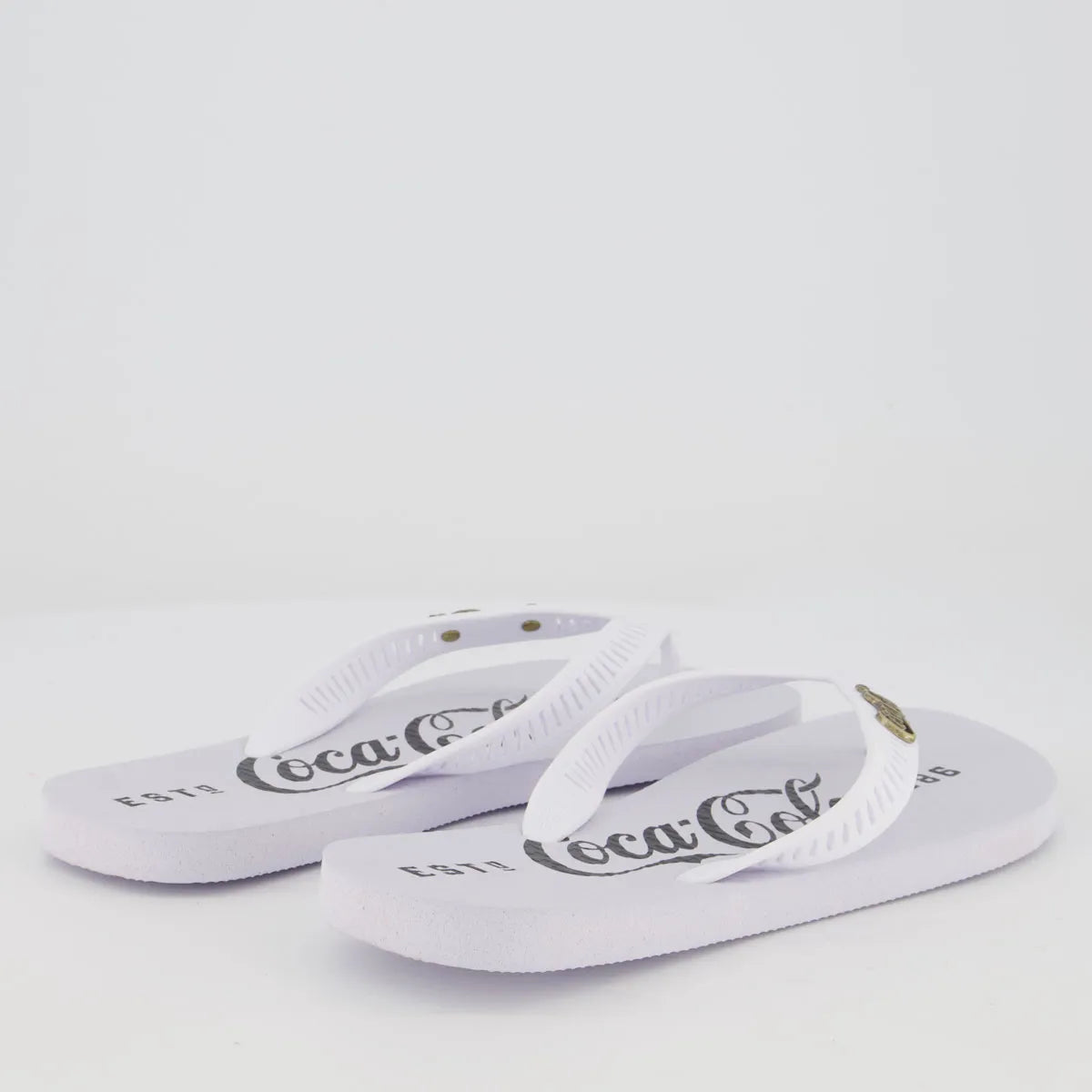 Chinelo Coca Cola 1886 Branco