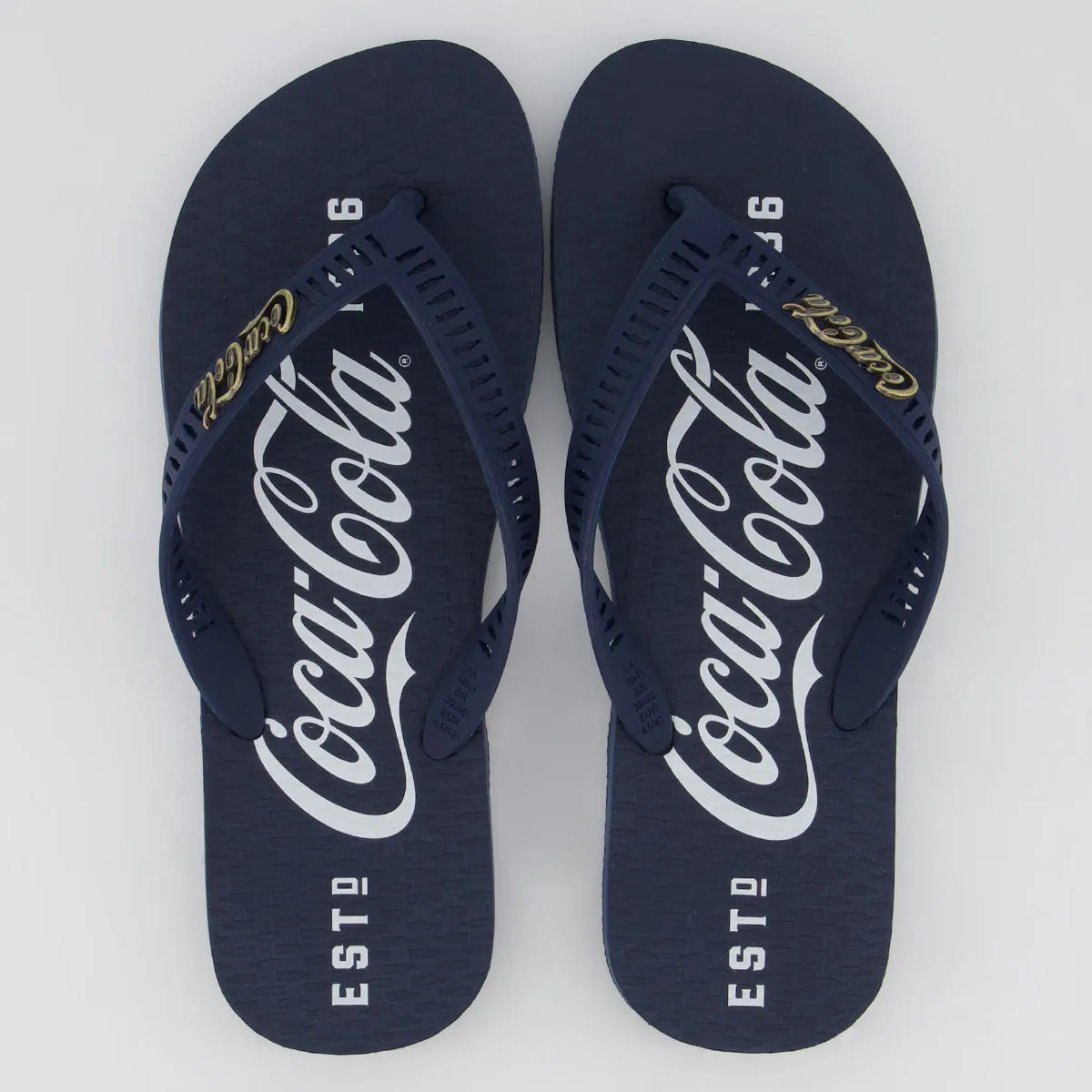 Chinelo Coca Cola 1886 Marinho