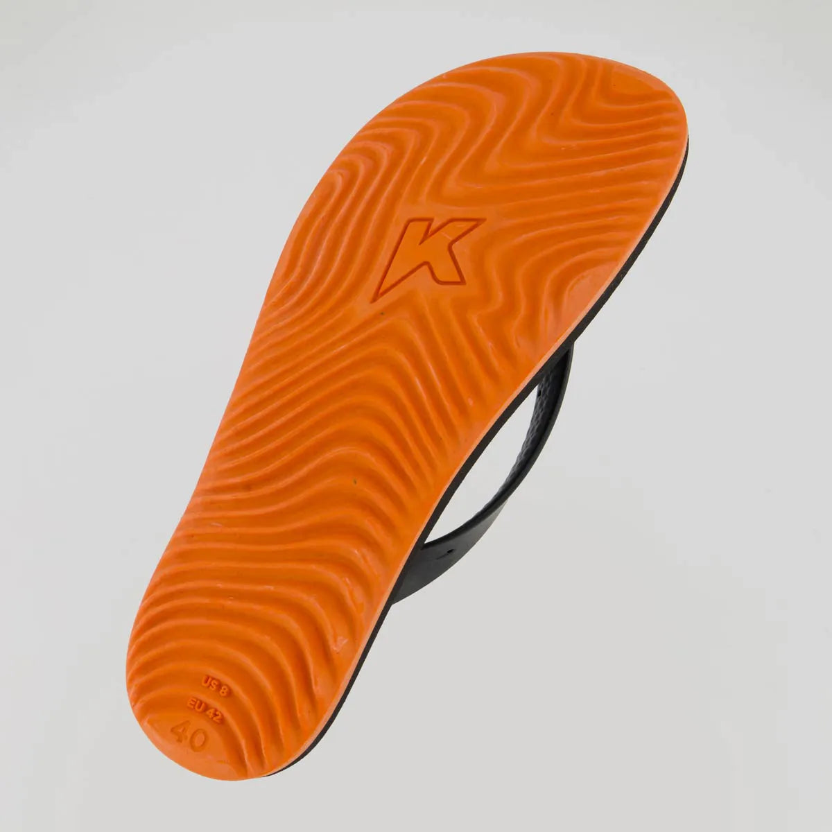 Chinelo Kenner New Summer Preto e Laranja