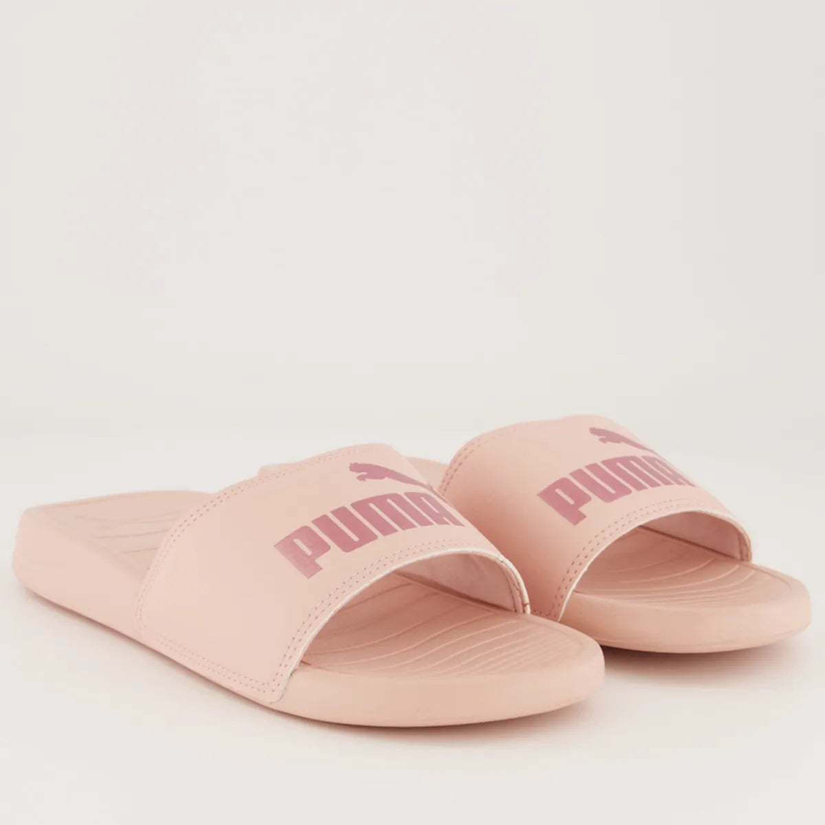 Chinelo Puma Popcat 20 BDP Logo Feminino Rosa