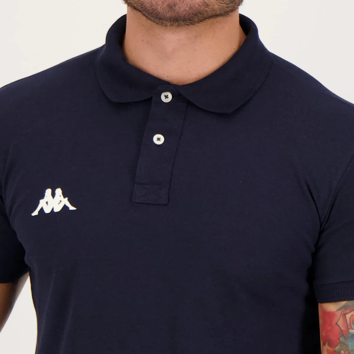 Polo Kappa Essential Sport Marinho