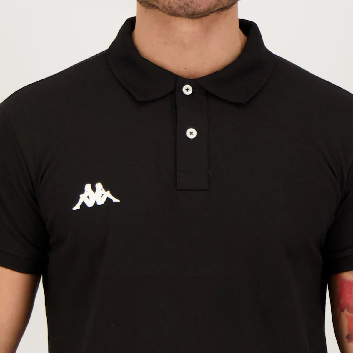 Polo Kappa Piquet Preta