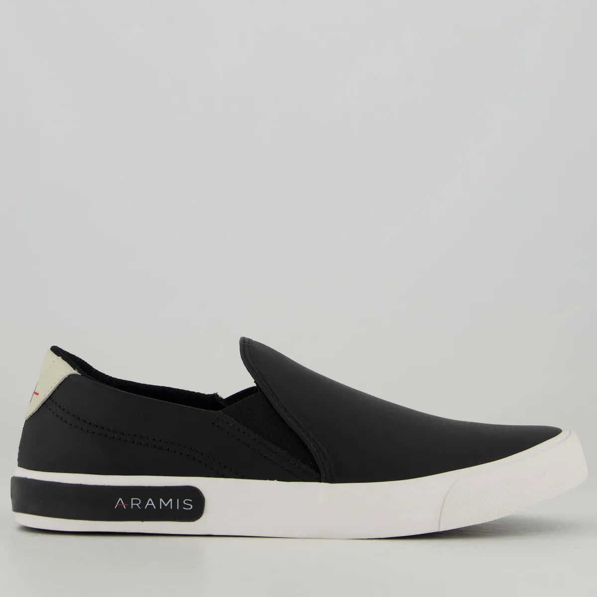 Tênis Aramis Stripe Slip On Preto