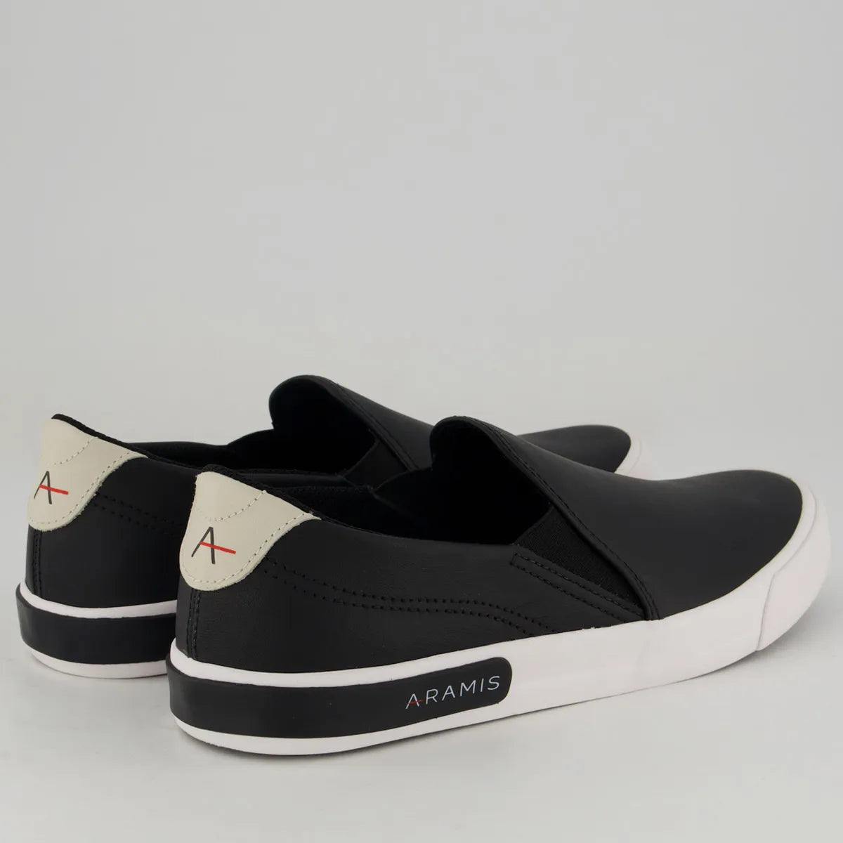 Tênis Aramis Stripe Slip On Preto